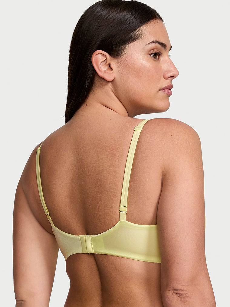 Victoria's Secret, Very Sexy Smooth Push-Up Bra, Citron Glow, onModelBack, 2 of 4 Lorena is 5'9" and wears 34DD (E) or Large