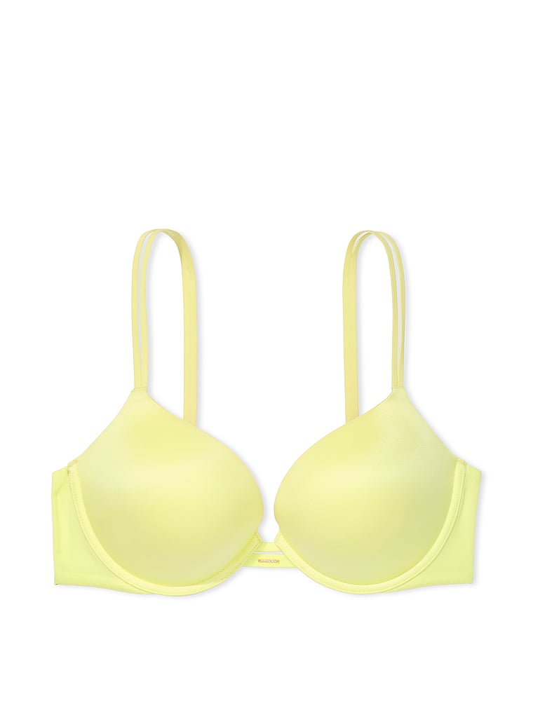 Victoria's Secret, Very Sexy Smooth Push-Up Bra, Citron Glow, offModelFront, 4 of 4