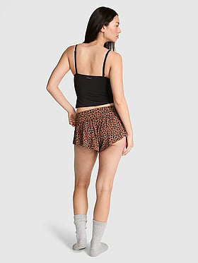 24/7 Lounge Modal Flutter Micro Shorts