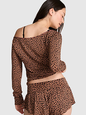 24/7 Lounge Modal Off-The-Shoulder Top