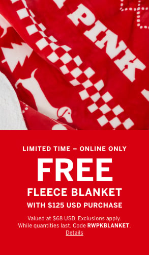 Limited Time - Online Only. Free Fleece Blanket with AUD $212.35 Purchase. Valued at AUD $115.52 Exclusions apply. While quantities last. Code RWPKBLANKET. Click for Details.