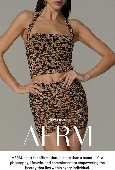 afrm black dress Shailene Dress