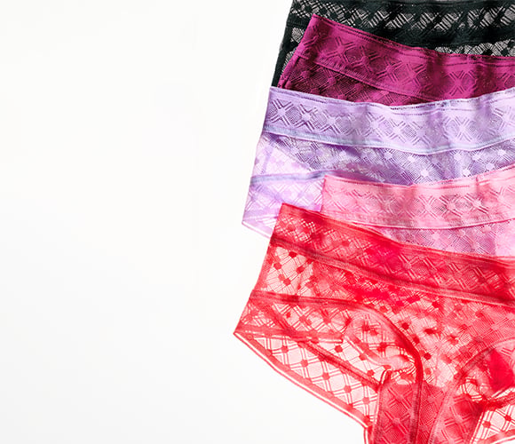 5/$35 Panties Fall for New Colors in Lace Just-dropped rich shades are here to refresh your top drawer (orig. up to $14.50 each.