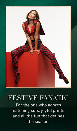 Festive Fanatic. For the one who adores matching sets, joyful prints. and all the fun that defines the season.