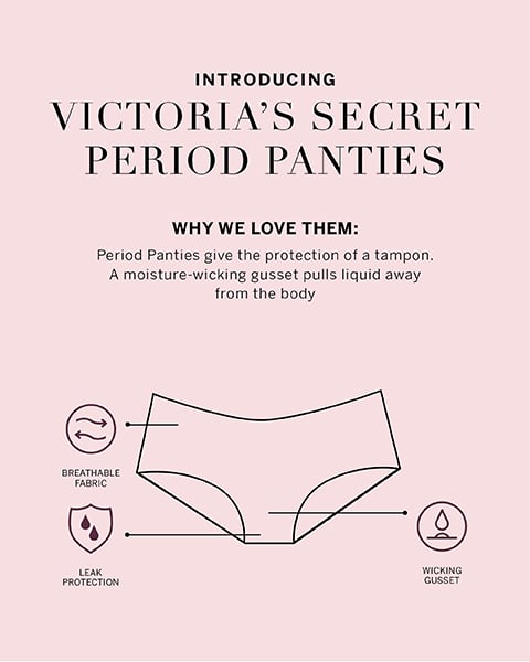 New Victoria's Secret PINK PERIOD PANTIES Review & Test! Does Period  Underwear Work? 🩲 Adara Unboxed 