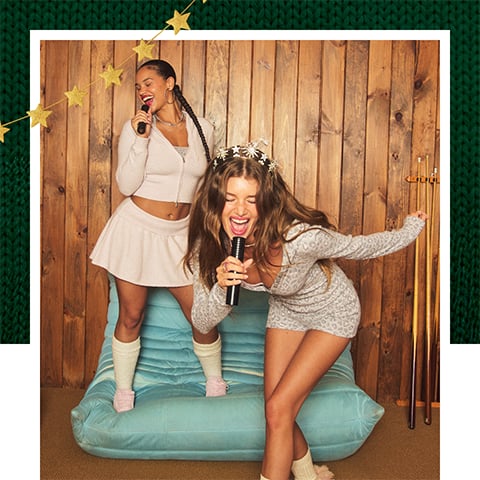 Festive Holiday Outfits at PINK