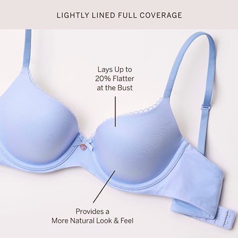 Multicolored Lightly Lined Bras 44G