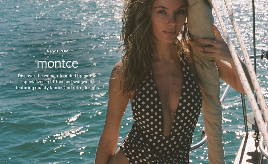 New from Montce. Discover the woman-founded brand that specializes in fit-focused swimwear, featuring quality fabrics and retro designs.