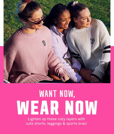 Cozy Collection - Hoodies, Long Sleeves, and Leggings - PINK