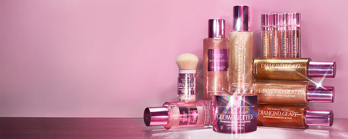 Introducing BOMBSHELL SHINE Glow on, gorgeous-your favorite fragrance, now with runway-ready shimmer. Click to shop now.