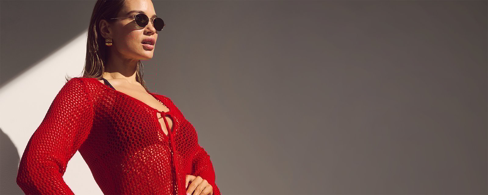 Beachwear for Everywhere. The perfect finishing touch for your Swim looks? Pieces that provide more coverage when you want it.