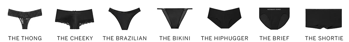 Types Of Thongs Chart