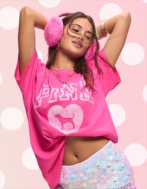PINK: The Cutest Bras, Panties, Clothes, Beauty, Swimwear & More