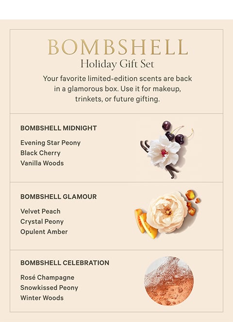 Buy Bombshell Trio Gift Set, Bombshell - Order Gift Sets online