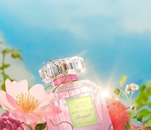 Coming Soon. Bombshell Bouquet. A blooming combination of garden lace peony, wild pink rose, and raspberry tea. Be the first to try the Travel Spray. Join the Waitlist. 