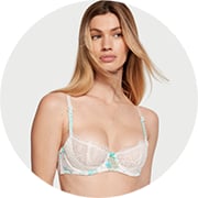 Buy Victoria's Secret Star Embroidered Quarter Cup Bra Top from Next Malta