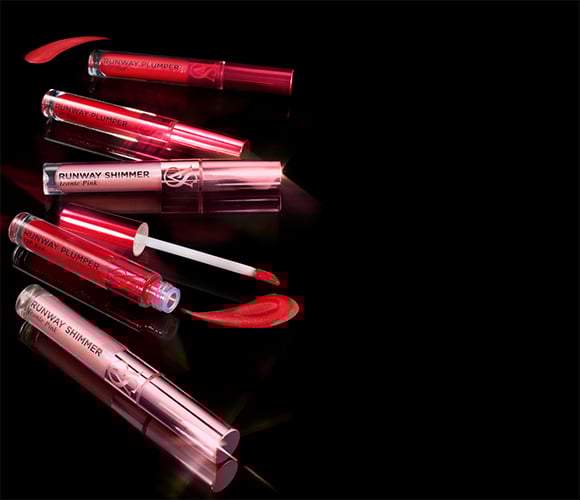 <p>Angel Approved. New: Runway Plumper in VIP Red and Shimmer Gloss in Iconic Pink.</p>