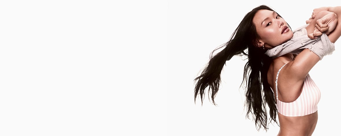 Introducing The CoolBraTM. From VS Signature An innovative new style made with breathable padding and cool-to-the-touch fabric for all-day comfort-no matter how heated your day gets. Click to Shop.