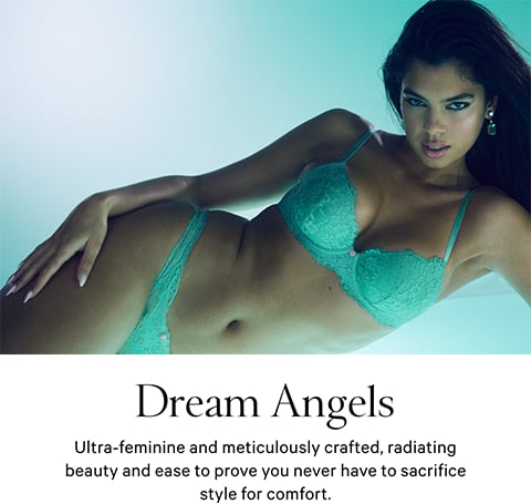 String Velours Victoria's Secret Dream Angels - Rose - Taille L - NEUF Avec étiquettes