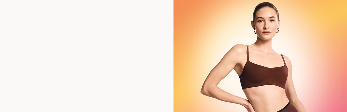 VSX Featherweight™ Light Balconette. MADE FOR WALKING, YOGA, AND PILATES. With an easy, pullover design and sexy silhouette, this was made for low-impact days.