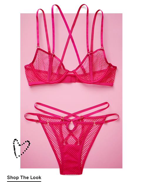 Victorias Secret Pink Underwear Halloween Spider Webs Panty Size