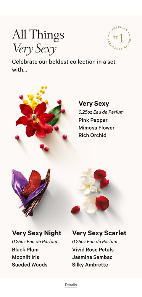 Buy 3-Piece Very Sexy Mini Eau de Parfum Gift Set, Assorted