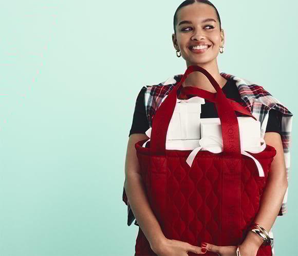 Limited Time. Free Quilted Tote. with a $100+ Purchase. Online only. A $49.95 value. Code MERRY100. Exclusions apply. Details.