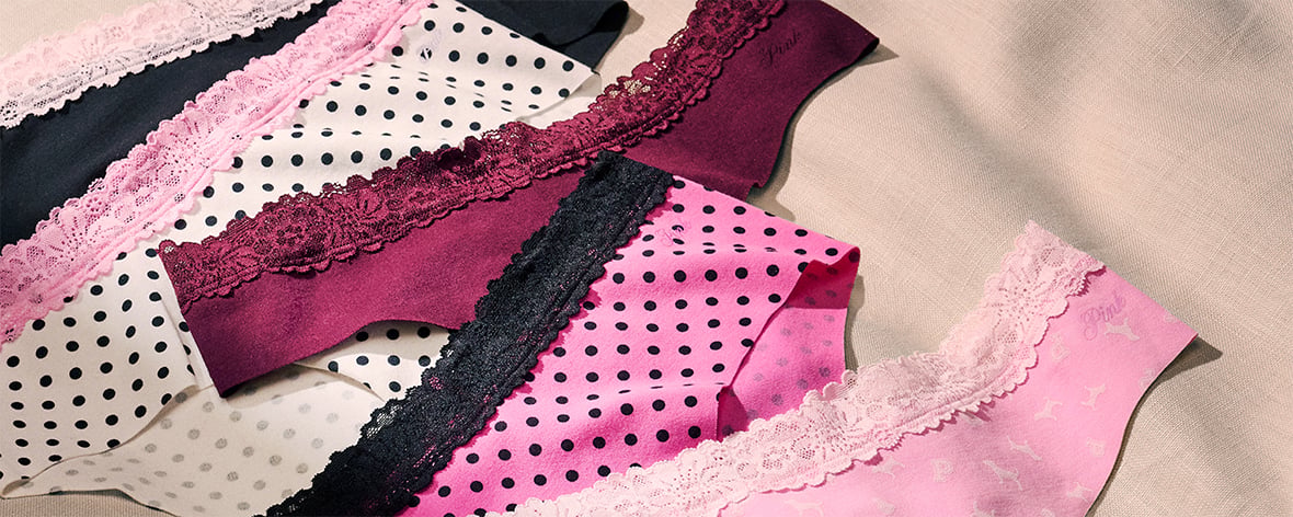 Make it a match. 5 for $35|CA$ 42|45 € panties. Orig. up to $14.95|CA$ 19.95|16.99 each. Click to Shop.