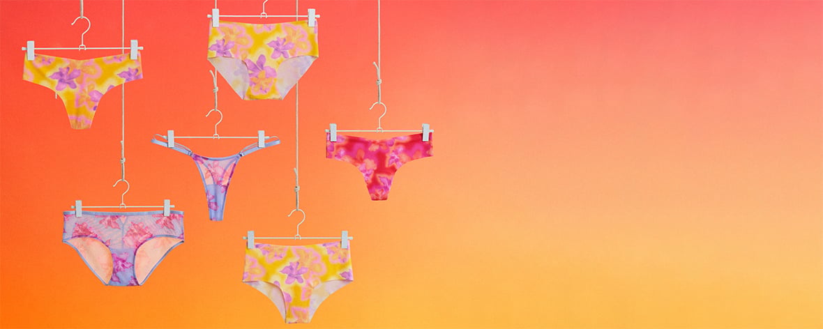 Make it a match. 5 for $35|CA$ 42|45 € panties. Orig. up to $14.95|CA$ 19.95|16.99 each. Click to Shop.