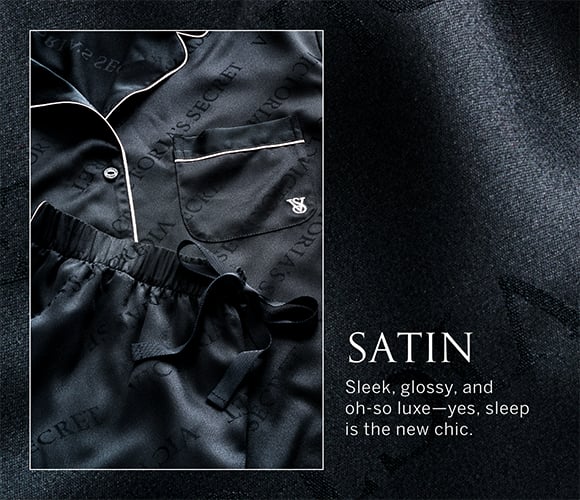 Satin. Sleek, glossy, and oh-so luxe&#8212;yes, sleep is the new chic.