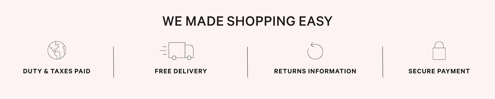 We made shopping Easy