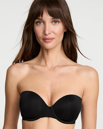 Invisible by Victorias Secret Uplift Strapless Lining level light push-up padding Additional features Inner-grip technology for stay-in-place support