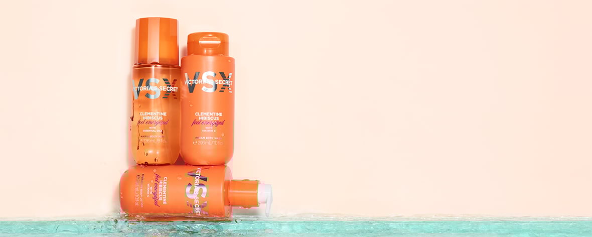 New Limited Edition. Clementine Hibiscus Feel Energized. Your new post-workout essential. Shop Body Care.