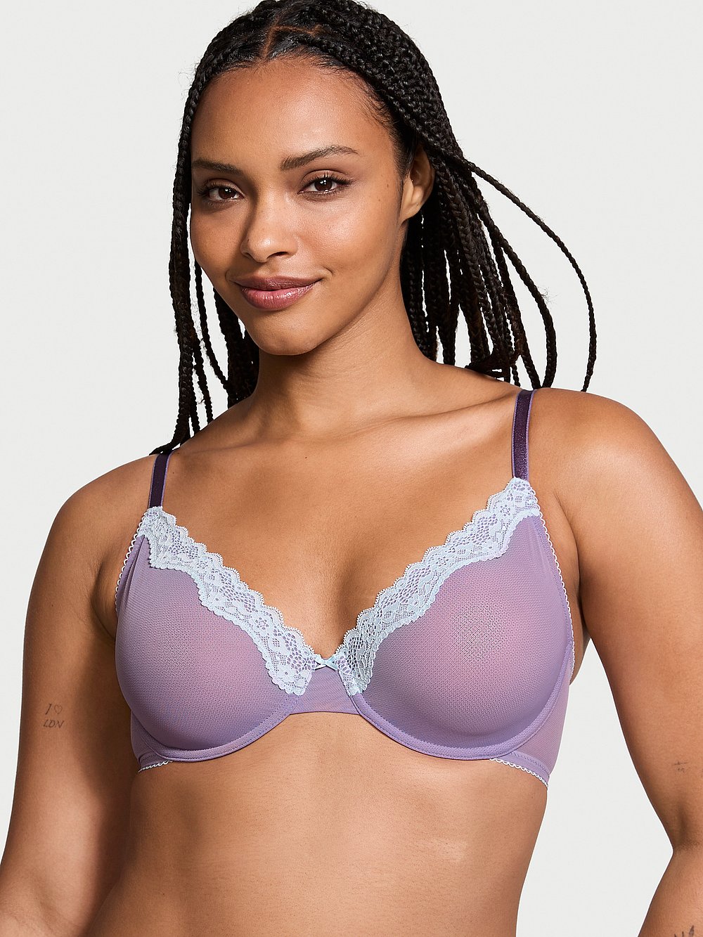 Victoria's Secret Women's Tease Lace-Trim Unlined Demi Bra (various)