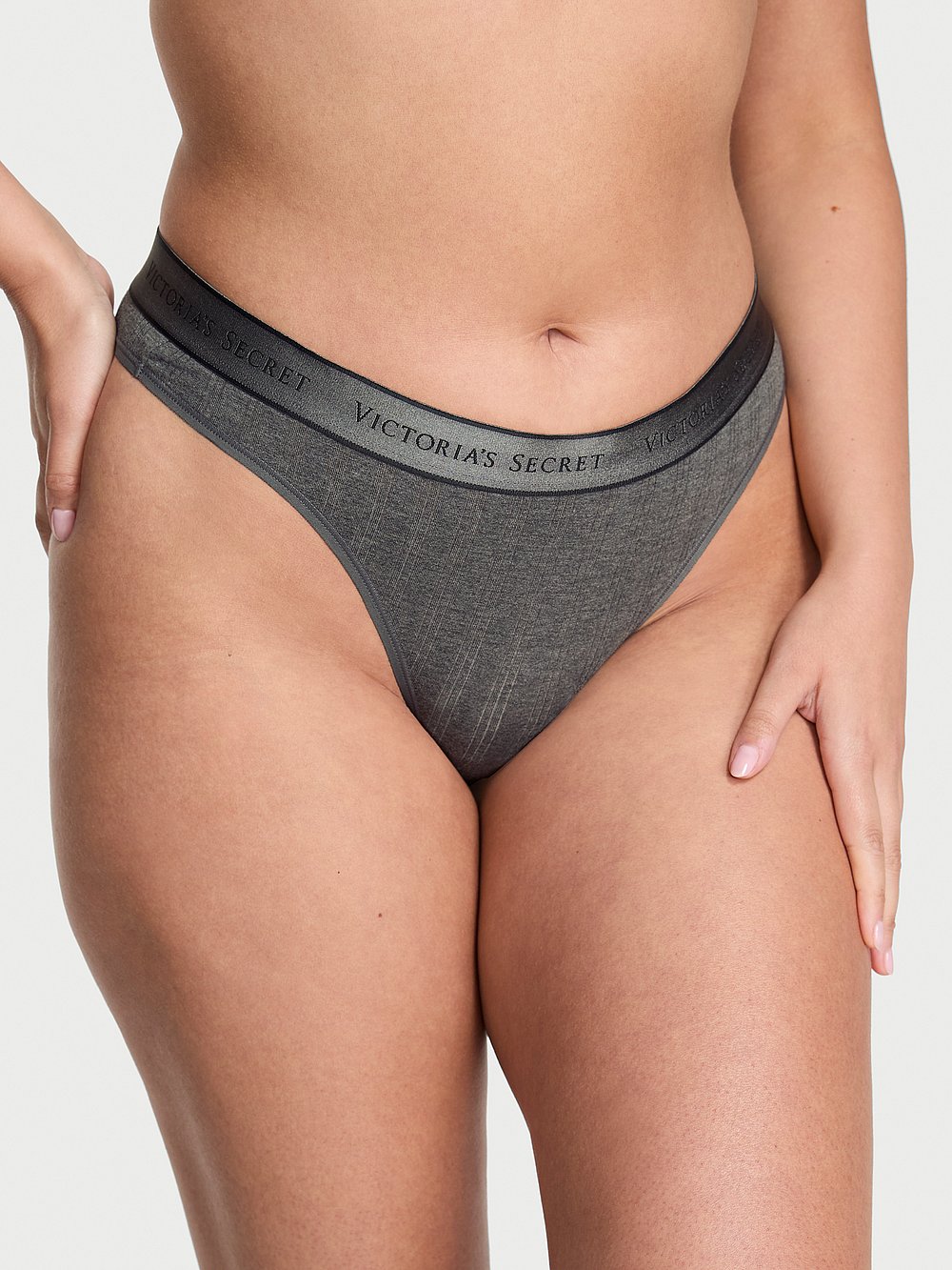 Victorias Secret Women's SoSoft Modal Ultra-Fine Logo Thong Panty (various colors)