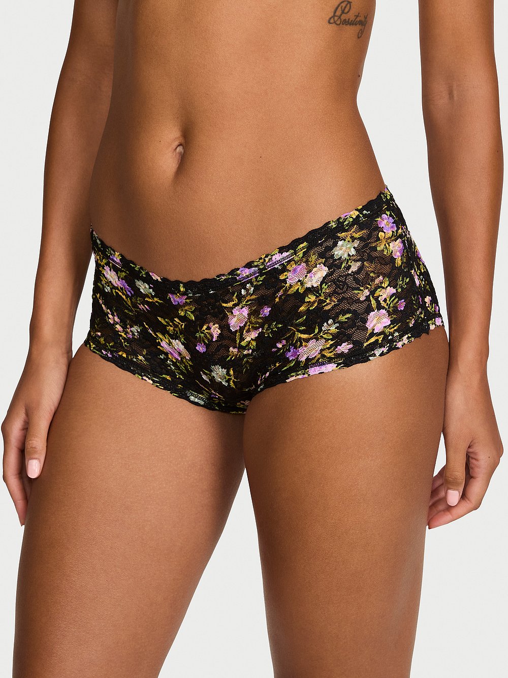 Victorias Secret The Lacie Women's Lace Low-Rise Boyshort