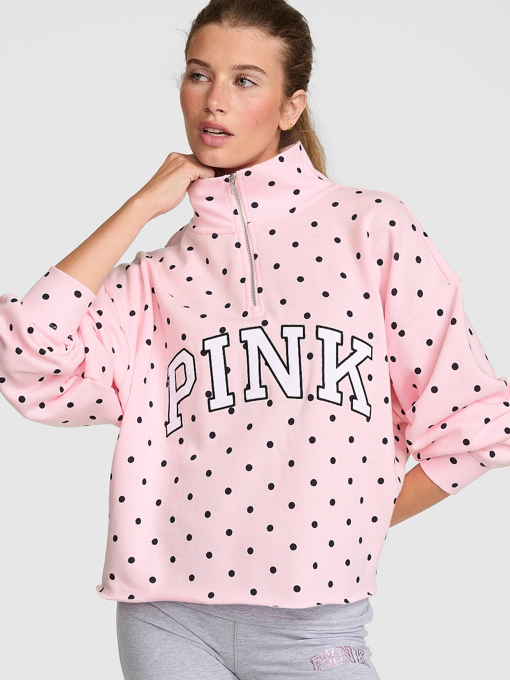 Campus Fleece™ Quarter-Zip Straight-Cut Sweatshirt