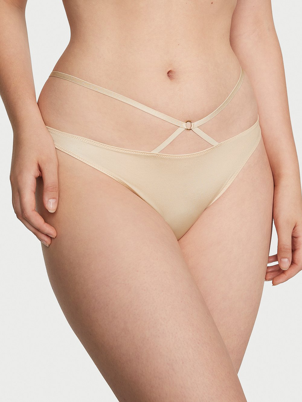 Victorias Secret Women's Very Sexy So Obsessed Strappy Thong Panty