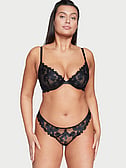 Floral Embroidered Thong Panty