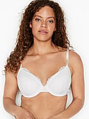 Victoria's Secret Sexy Tee Cotton Eyelet Lightly-Lined Demi Bra
