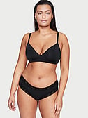 Lace Waist Cotton Cheeky Panty