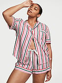 Flannel Short Pajama Set