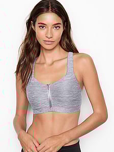 victoria secret grey sports bra