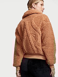 fuzzy jacket victoria secret