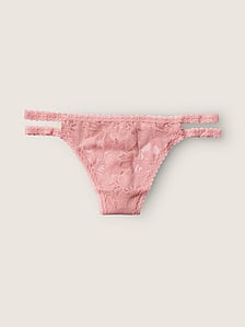 New PINK by Victoria's Secret Pink Lace Thong CHOOSE YOUR SIZE
