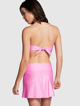 Foldover Cover-Up Mini Skirt