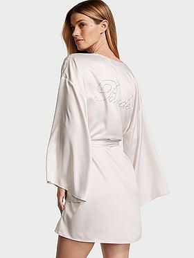 Satin Short Robe