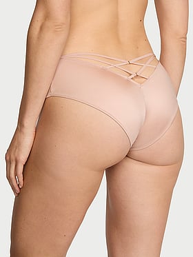 Strappy-Back High-Leg Cheeky Panty