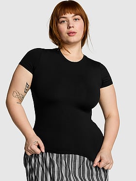 PINK Base Stretch™ Short-Sleeve Tee
