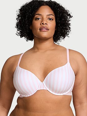 Lightly Lined Cotton Demi Bra